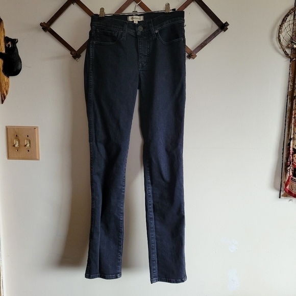 Madewell Denim - Madewell Skinny Jean Stretchy Dark Wash Blue Denim Small 25